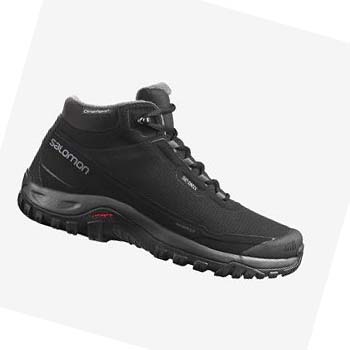 Salomon SHELTER CLIMASALOMON™ WATERPROOF Zimne Cizmy Panske Čierne | SK 2245ZUT